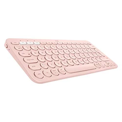 Logitech K380 Multi-Device Bluetooth Rose AZERTY