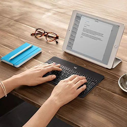 Logitech Keys-To-Go AZERTY Noir Bluetooth - vue 2