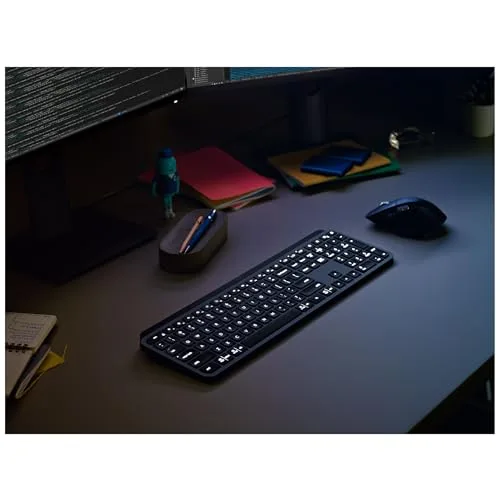 Logitech MX Keys for Business Rétroéclairé Sans Fil AZERTY - vue 4