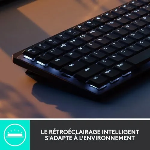 Logitech MX Mechanical Mini AZERTY Mécanique Sans Fil - vue 4