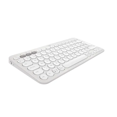 Logitech Pebble Keys 2 K380s Blanc sans fil Bluetooth
