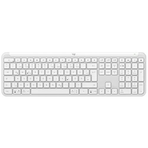 Logitech Signature Slim K950 Blanc QWERTZ sans fil - vue 2