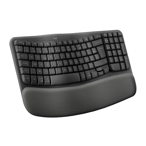 Logitech Wave Keys Clavier sans fil ergonomique AZERTY
