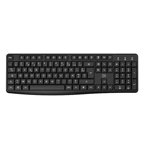 Mobility Lab Deluxe Clavier Sans Fil AZERTY Noir Membrane