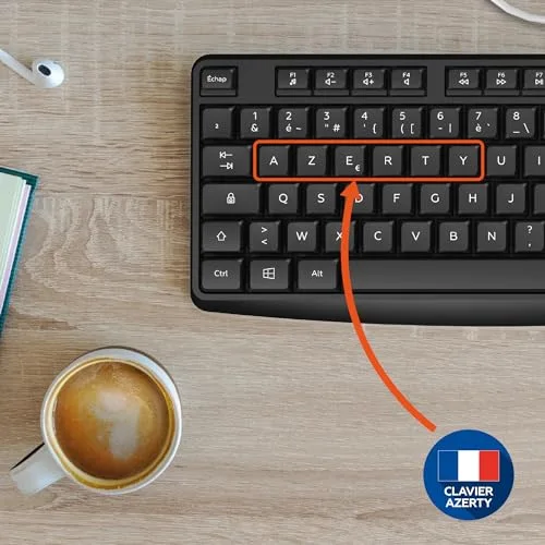 Mobility Lab Deluxe Clavier Sans Fil AZERTY Noir Membrane - vue 2
