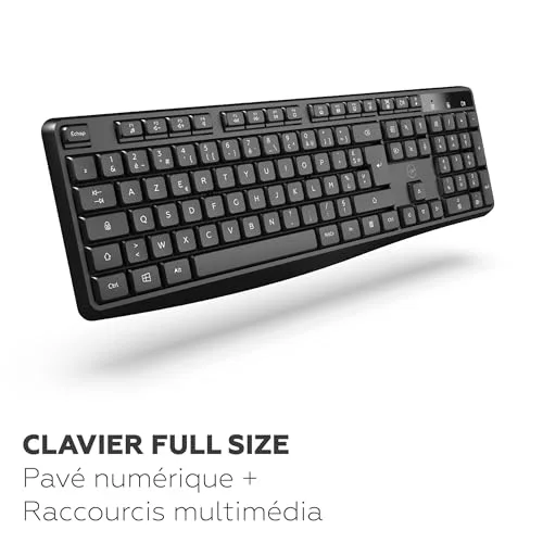 Mobility Lab Deluxe Clavier Sans Fil AZERTY Noir Membrane - vue 4