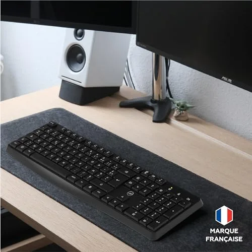 Mobility Lab Deluxe Clavier Sans Fil AZERTY Noir Membrane - vue 8