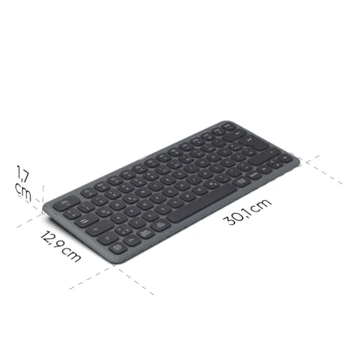 Hama WK-500 Clavier sans fil multi-appareils Bluetooth 5.2 2,4 GHz - vue 6