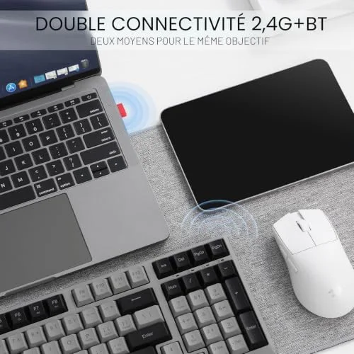 Redragon BK7114 clavier sans fil 98 touches Bluetooth 2,4 GHz - vue 3