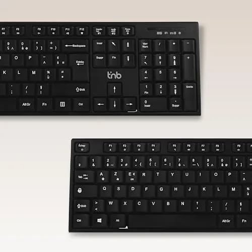 TNB Classy+ Rechargeable Bluetooth Noir AZERTY - vue 9