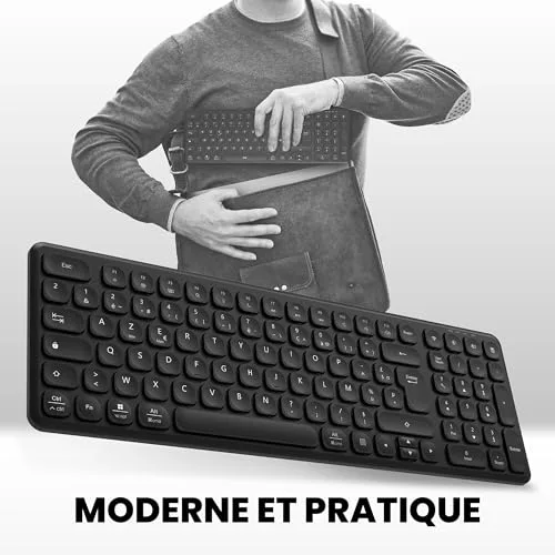 T'nB SLIM PRO Clavier sans fil rechargeable AZERTY 75% - vue 5