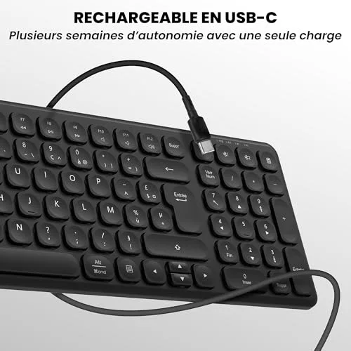 T'nB SLIM PRO Clavier sans fil rechargeable AZERTY 75% - vue 6