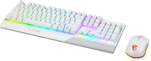 MSI Vigor GK30 Combo White FR Clavier Méca-Membrane AZERTY RGB Blanc - vue 3