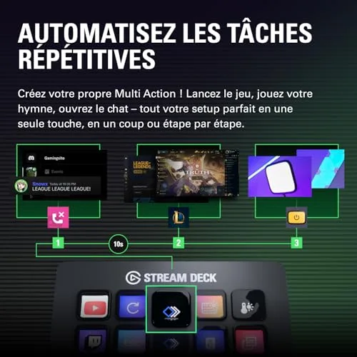 Elgato Stream Deck MK.2 15 touches LCD USB-C - vue 5