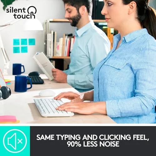 Logitech MK295 Silent Combo Clavier et Souris Sans Fil AZERTY - vue 8