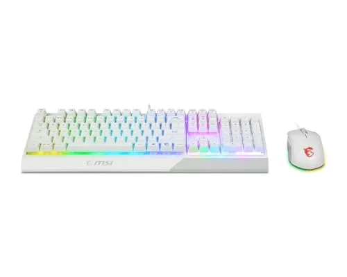MSI Vigor GK30 Combo White FR Clavier + Souris RGB AZERTY - vue 4