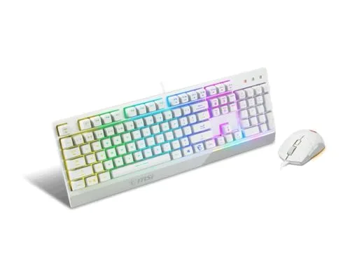 MSI Vigor GK30 Combo White FR Clavier + Souris RGB AZERTY - vue 5
