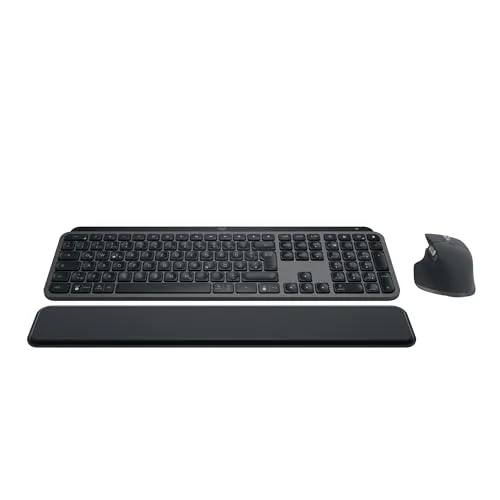 Logitech MX Keys S Graphite QWERTZ sans fil
