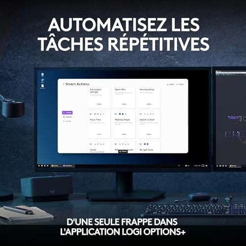 Logitech MX Keys S Graphite QWERTZ sans fil - vue 6