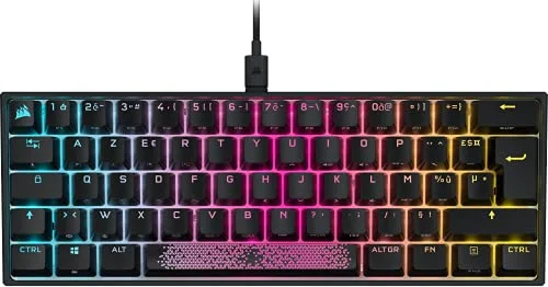 Corsair K65 RGB Mini 60% Cherry MX Red AZERTY Noir