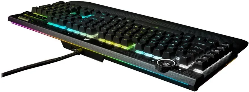 Corsair K100 RGB Noir - vue 3