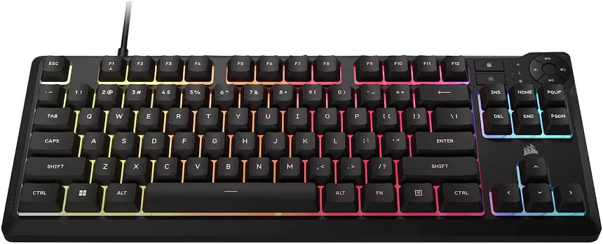 Corsair K55 Core TKL RGB Noir - vue 2