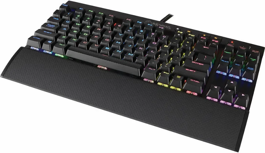 Corsair K65 RGB Rapidfire Cherry MX Speed Noir - vue 4