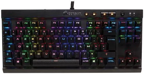 Corsair K65 RGB Rapidfire Cherry MX Speed Noir - vue 1