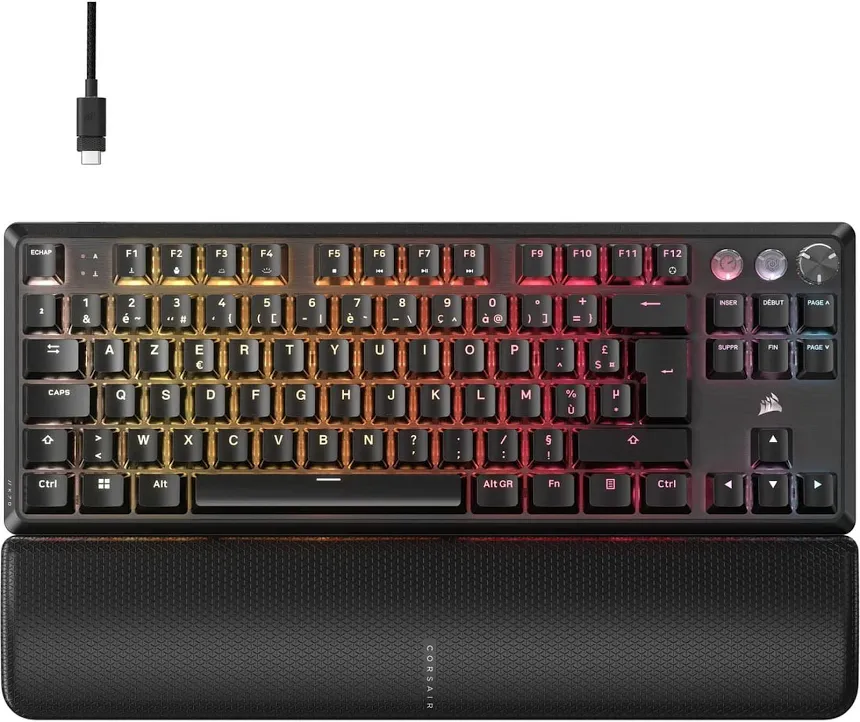 Corsair K70 Pro TKL Noir - vue 1