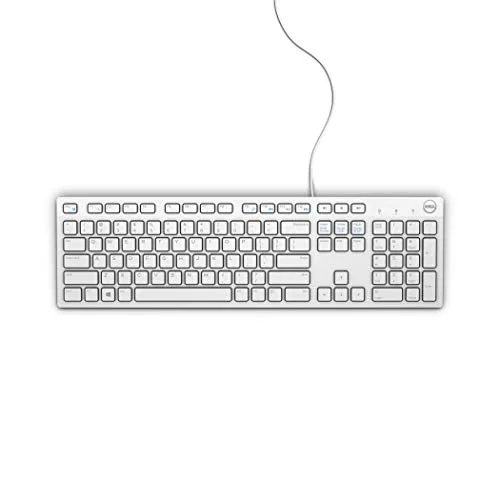 Dell KB216 Clavier Filaire Blanc AZERTY Membrane