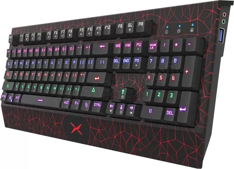 DELUX Berserker Gaming KM07U Game Titan Noir - vue 3
