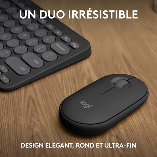 Logitech Pebble 2 Combo Graphite AZERTY sans fil Bluetooth - vue 2