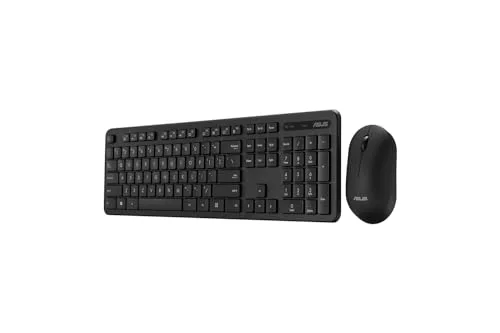 Asus CW100 Ensemble clavier et souris sans fil AZERTY Noir - vue 2