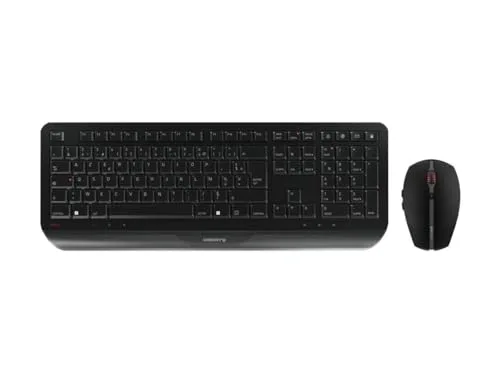 Cherry Gentix Desktop JD-7000FR-2 AZERTY sans fil Noir - vue 4