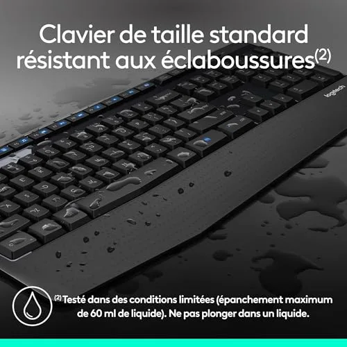 Logitech MK345 Ensemble clavier et souris sans fil AZERTY - vue 4