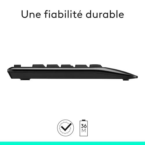 Logitech MK345 Ensemble clavier et souris sans fil AZERTY - vue 7