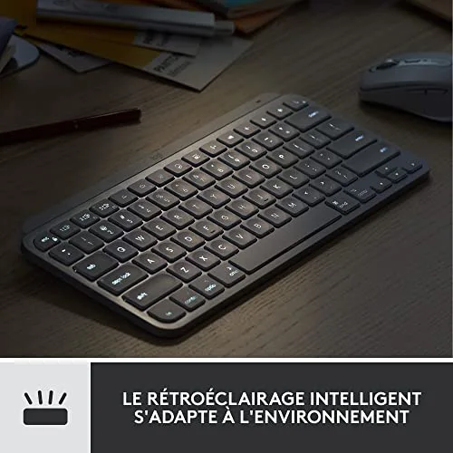 Logitech MX Keys Mini Combo AZERTY Sans fil Graphite - vue 9