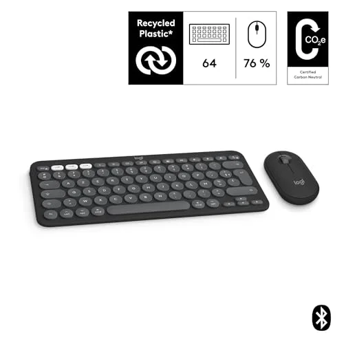 Logitech Pebble 2 Combo for Mac Graphite AZERTY - vue 2