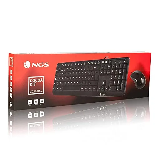 NGS Cocoa Kit clavier-souris USB AZERTY - vue 7
