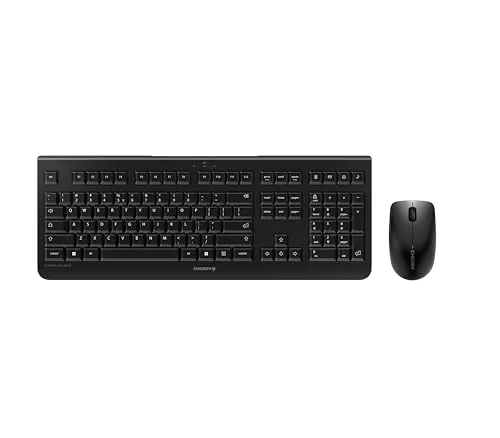 Cherry DW 3000 Ensemble clavier et souris sans fil AZERTY Membrane