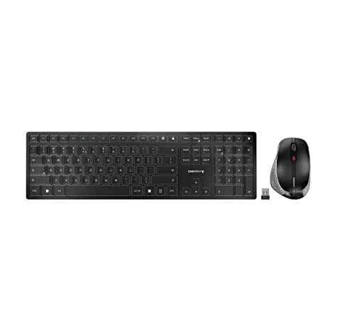 Cherry DW 9500 SLIM Ensemble Clavier Souris Sans Fil Bluetooth AZERTY Membrane SX