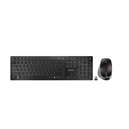 Cherry DW 9500 SLIM Ensemble Clavier Souris Sans Fil Bluetooth AZERTY Membrane SX - vue 2