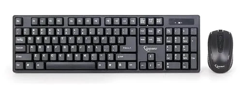 Gembird KBS-W-01 Ensemble clavier-souris sans fil 2,4 GHz