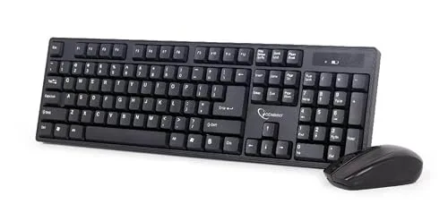 Gembird KBS-W-01 Ensemble clavier-souris sans fil 2,4 GHz - vue 2