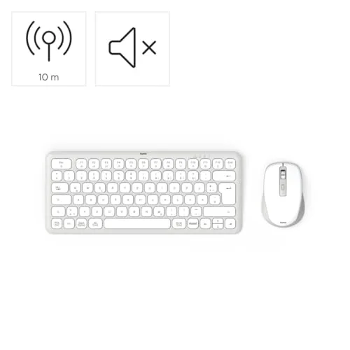 Hama WK-550 Ensemble clavier et souris sans fil AZERTY - vue 2