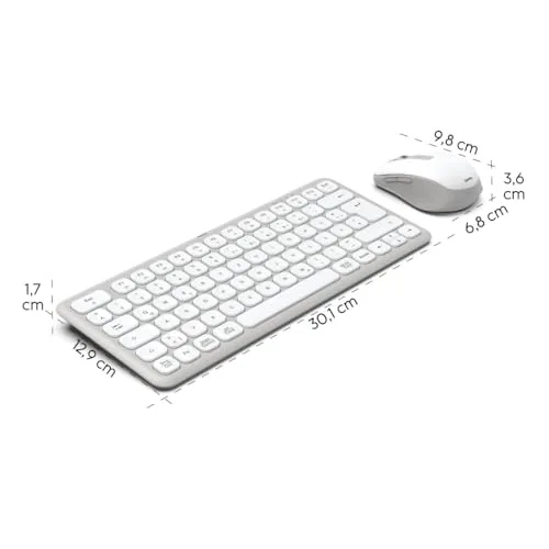 Hama WK-550 Ensemble clavier et souris sans fil AZERTY - vue 6