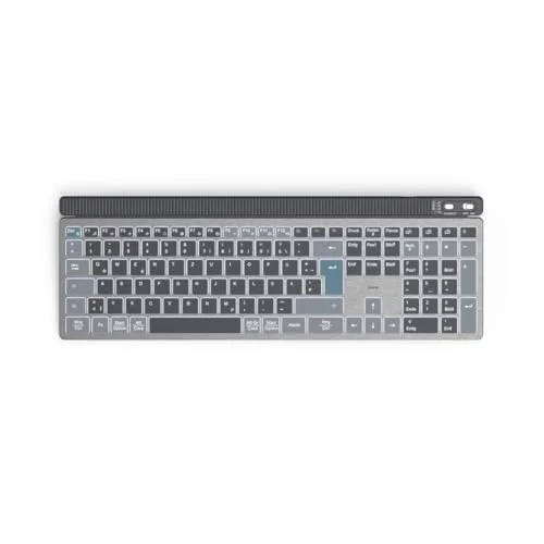 Ensemble clavier et souris sans fil - Hama - Multi-appareils - Bluetooth et USB - Rétroéclairé - Rechargeable - vue 2