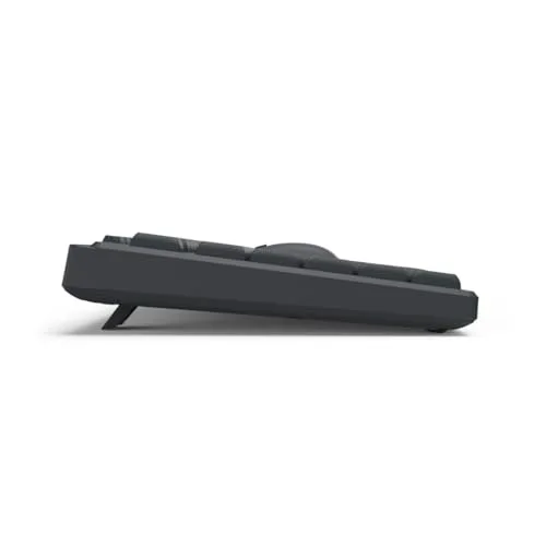 Hama WKM-100 Ensemble clavier et souris sans fil 2,4 GHz Noir Membrane - vue 3