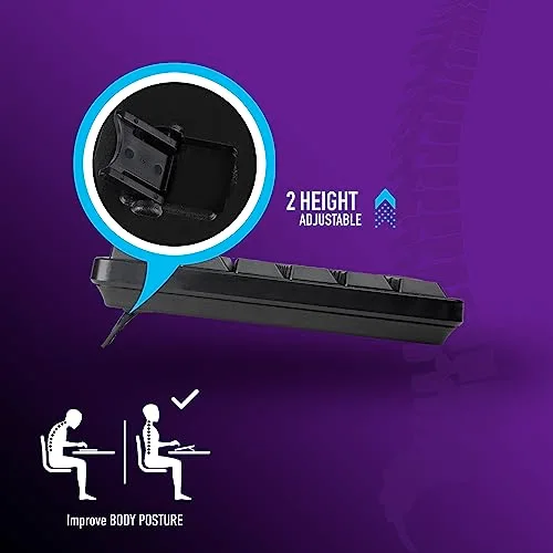 NGS Euphoria Kit clavier-souris sans fil AZERTY - vue 4