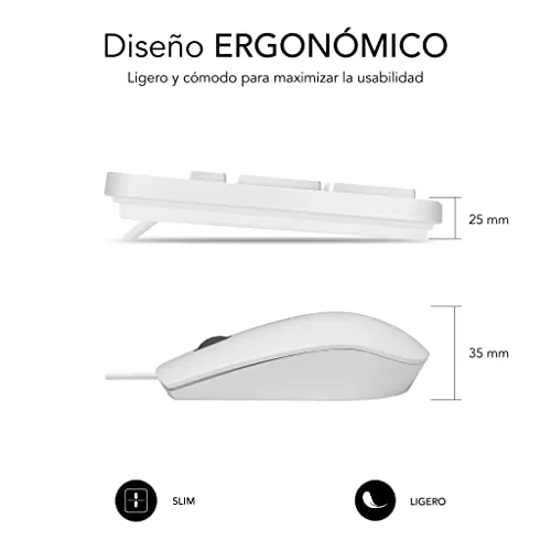 SUBBLIM Combo Business Slim Silencieux Blanc - vue 2